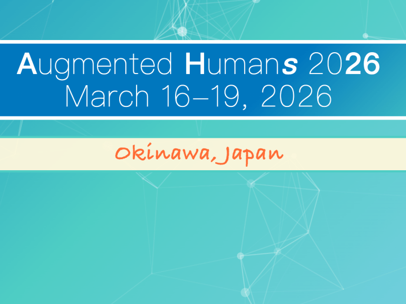 AHs 2026で3件の発表があります．